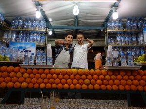 Orange Juice stall